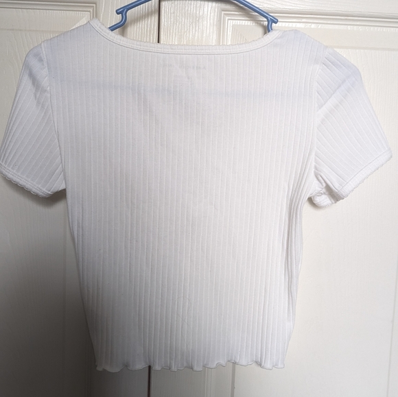 American Eagle cropped blue tee - Picture 3 of 3